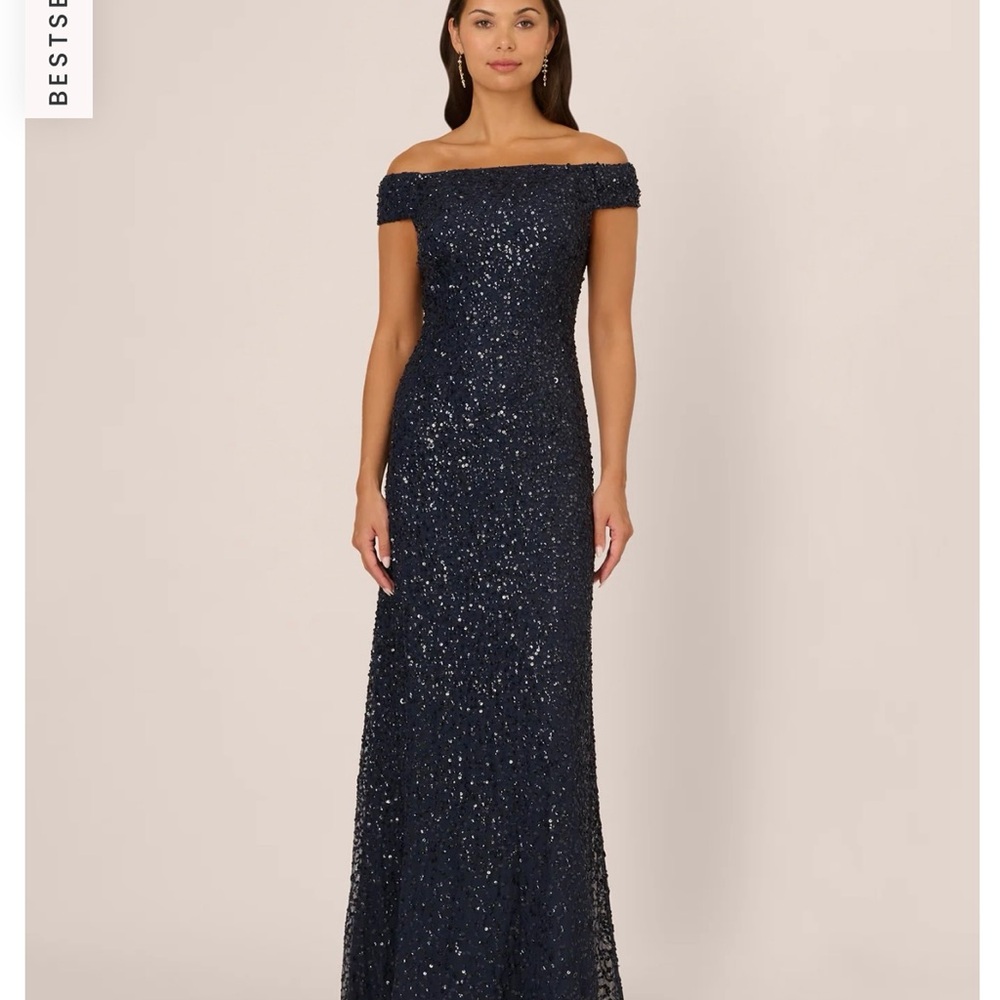 Adrianna Papell elegant dress.